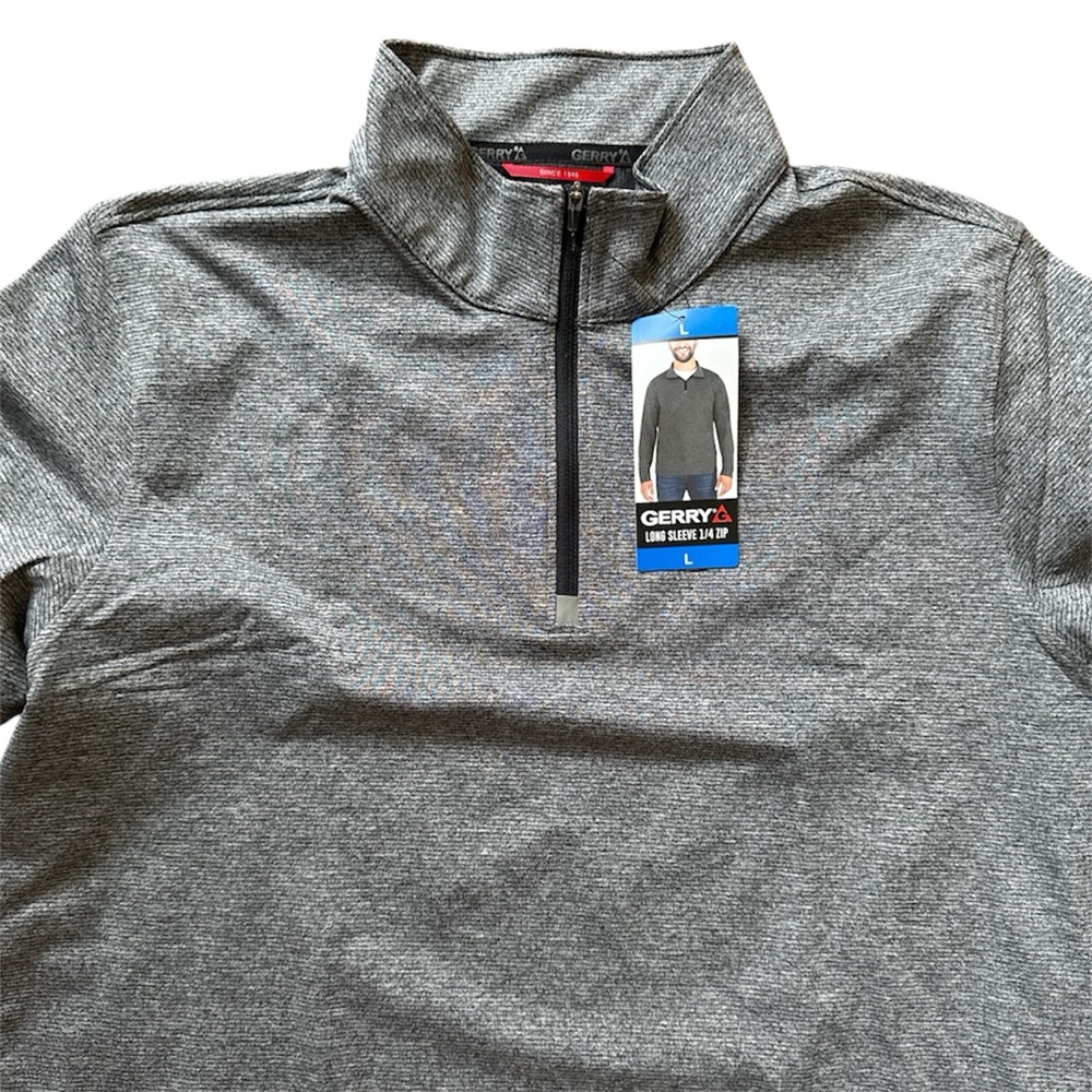 Gerry Weber Men's Gray Half-Zip Jacket